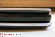 The chrome perimeter of the Nexus 7 is actually plastic compared to the metal perimeter of the One X