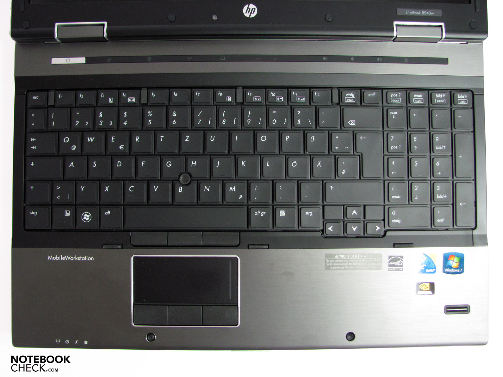 Keyboard For HP EliteBook 8540p / 8540w - Canadian Bilingual Layout (CF)