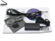 A modem cable and a small micro fibre cloth are included in the shipment.