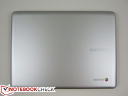 Matte silver and rounded corners dominate the design of the 2012 Series 5 Chromebook