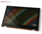 It can still be held in one hand in Tablet Mode, but that is not as comfortable as with real tablets.