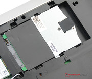 Unfortunately, there is only one hard-drive slot; some 17-inch laptops even have two slots.