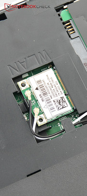 The Wi-Fi module can be exchanged when desired.