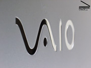 The chrome look of the Vaio logo appears to be something special, ...