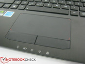 Smooth touchpad and rubber keys