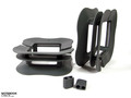 identical dimensions, only the size of the recesses are differentiate to accommodate the power supply