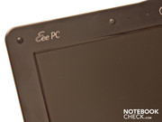 The Asus Eee logo on the screen bezel