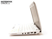 The Asus Eee PC 1005HA-M in profile