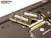 A 4 GByte DDR3-8500 RAM from Samsung...