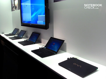 Among the Sony Vaio X's pre-samples, we discovered at least 2 different models.