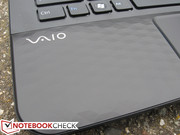 The proud Vaio logo sits alone - no Windows or Intel stickers!