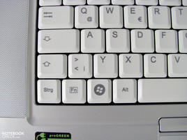 Left side Ctrl and FN key positioning