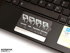 The touchpad with multi-touch support