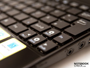 The new chiclet keyboard's keys from the side