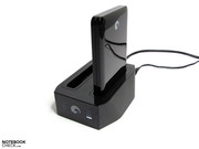 The LED bar gives only approximate information about the used memory