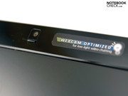 The integrated webcam offers a resolution of 0.3 megapixels.