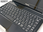 The keyboard has a crisp pressure point and stroke length