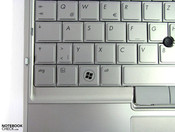 Left keyboard area