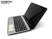 The new Asus Eee PC 1201T, from the side...