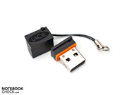 The LaCie mosKeyto is available as 4 and 8 GB model.