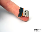 The stick convinces with its small size and elegant design.