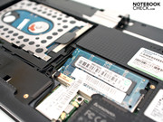 An upgrade to 2 GB of DDR2-5300 RAM is recommended.