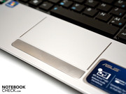 The touchpad supports multi-touch gestures and is clearly marked.