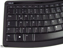 The curved keyboard shape