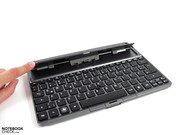 a retractable tablet compartment