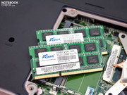 The RAM from ASint can be extended to a maximum of 8 GB.