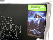A coupon for a free game of StarCraft II is a nice inclusion.