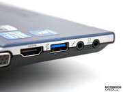 ... and, of course, the latest USB 3.0 port with the "Power-off Charging" feature.