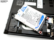 ... the 750 GB hard disk (2.5 inch) from Western Digital are installed.