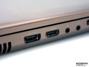 The case's sides wait on almost all needs: eSATA, HDMI and