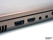 The case's sides wait on almost all needs: eSATA, HDMI and