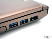 two fast USB 3.0 ports (seen on the blue color).