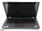 The design provides the familiar main features of a ThinkPad,