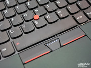 ThinkPad-typical, the trackpoint including hot keys shouldn't be forgotten.