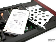 The 2.5 inch hard disk from Seagate supplies a good performance.