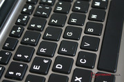 We are also impressed by the good keyboard, ...
