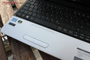 We were also very satisfied with the touchpad,