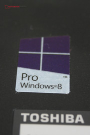 ... and can choose between Windows 8 Pro and Windows 7 Professional.