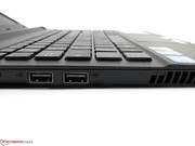 There are not a lot of ports but they are practical.