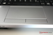 The touchpad is also convenient to use:
