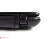 The hinge holds the display firmly.