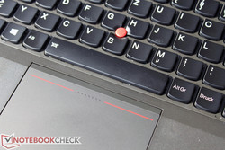 The T440's trackpad, as well as the new keyboard styling.