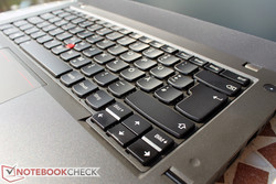 The keyboard of the T440 maintains the familiar qualities.