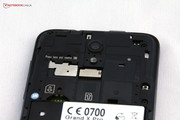 The rear-facing camera and LED flash are then also uncovered.