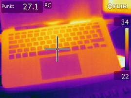 Thermography of the MBPr13 - Idle - Upper Side