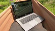 Working in the hammock? Not with the U410 Touch.